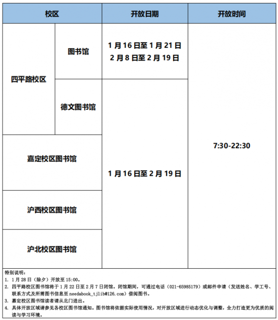 25寒假开放