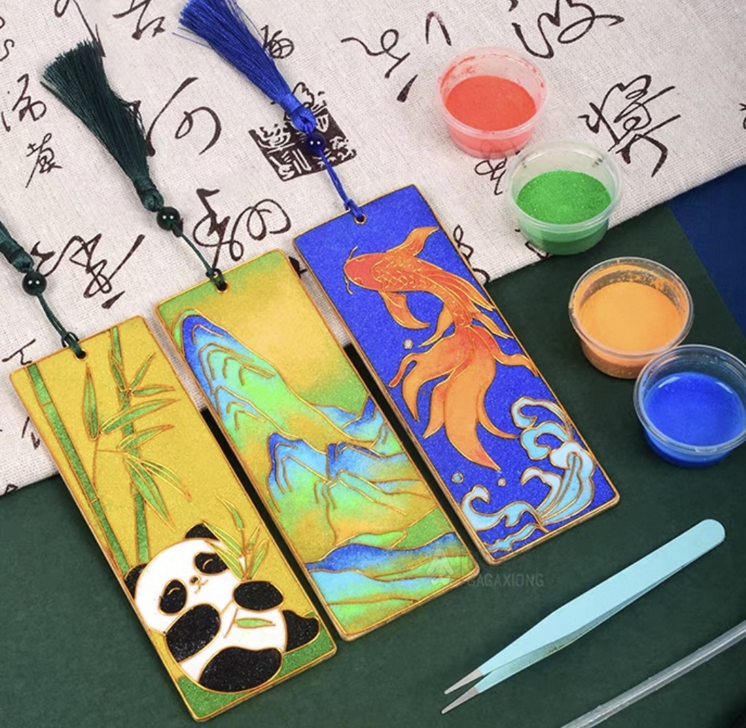 活动预告 | “阅读书签制作体验系列活动”—掐丝珐琅书签DIY