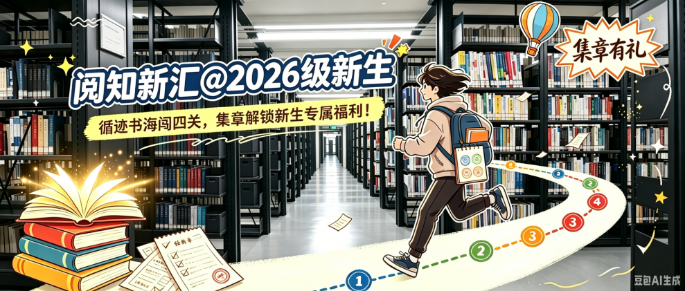 阅知新汇｜循迹书海闯四关，集章解锁新生专属福利！