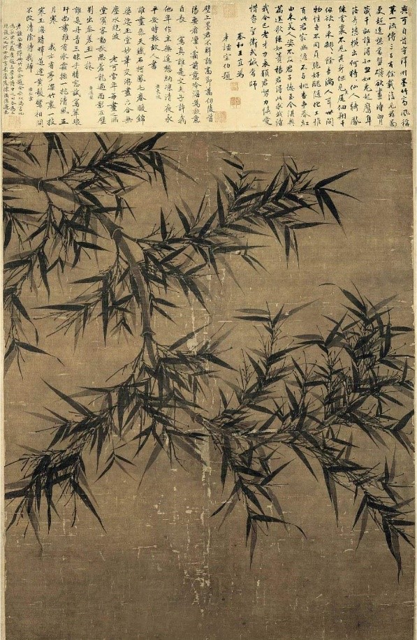 闻学展堂丨画说君子系列一:文同《墨竹图》